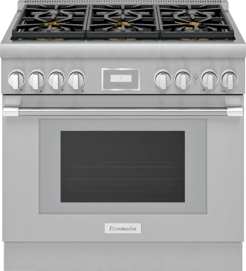 Prd366whu Dual Fuel Professional Range 36'' Pro Harmony® Standard Depth Stainless Steel