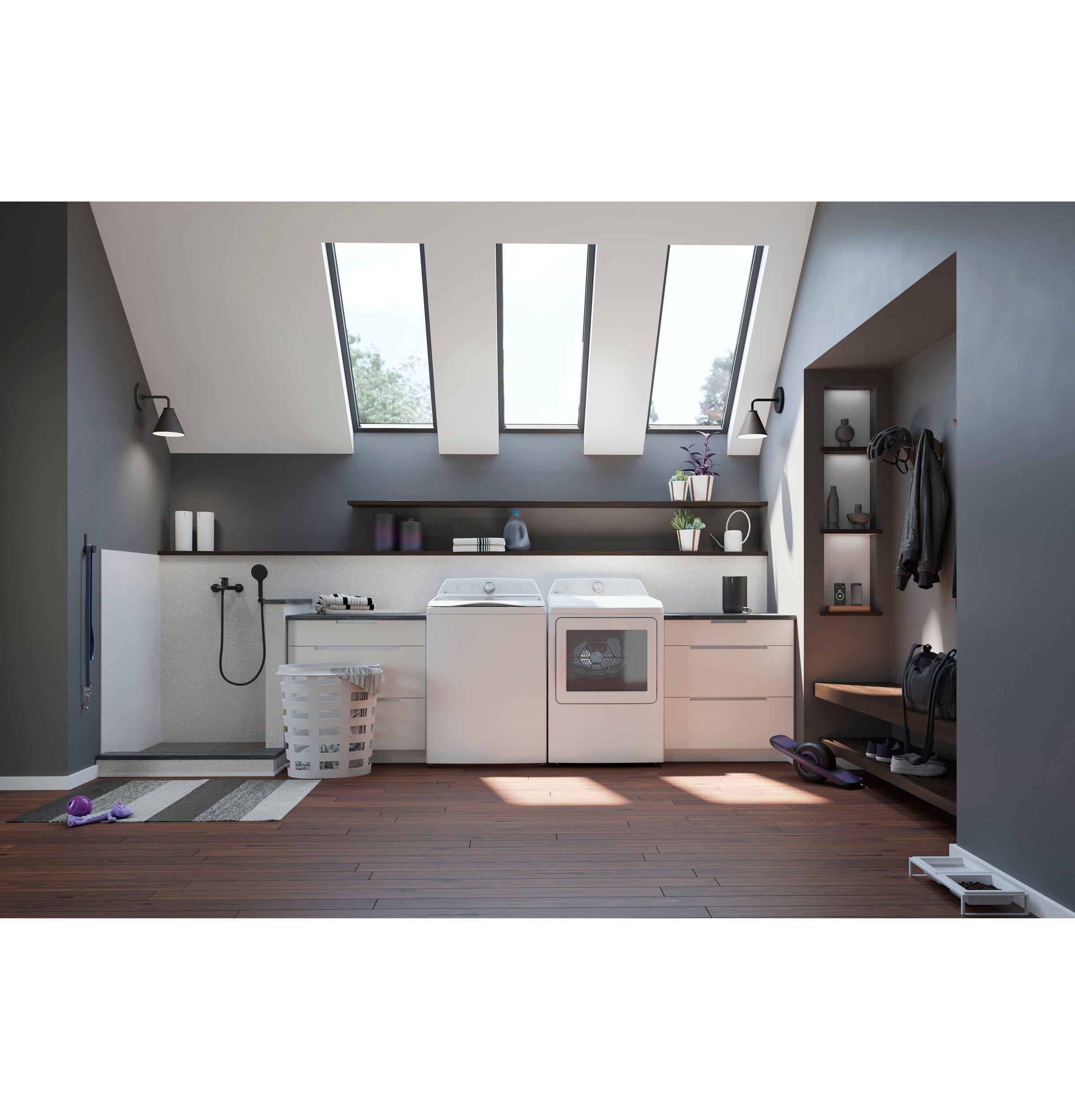 GE Appliances Laundry Top Load Matching Gas Dryer