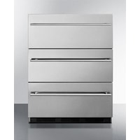 24" Wide 3-drawer All-refrigerator