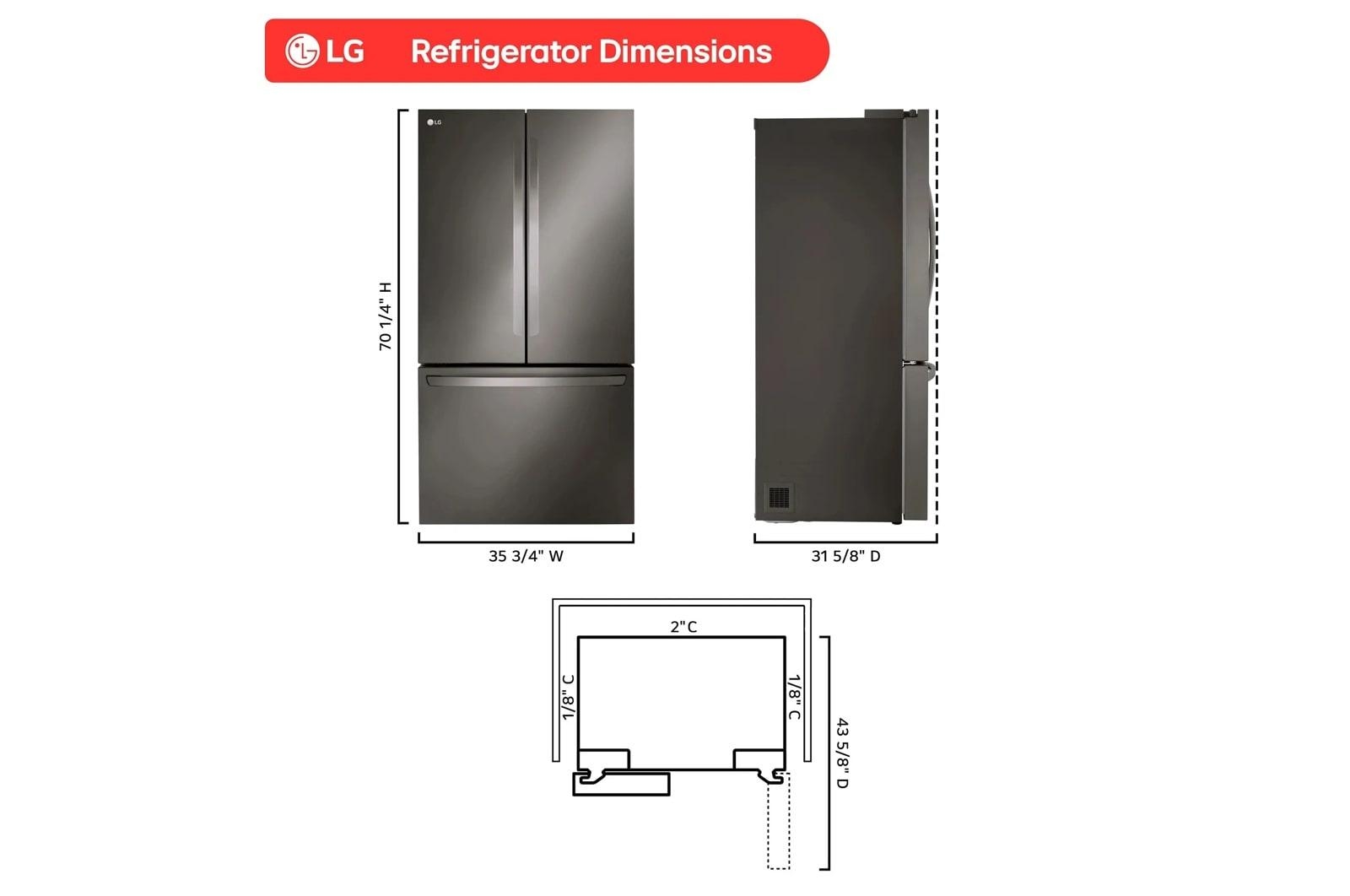 French Door Freestanding Refrigerator