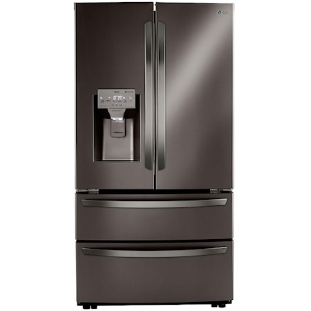 Glass Door Freestanding Refrigerator