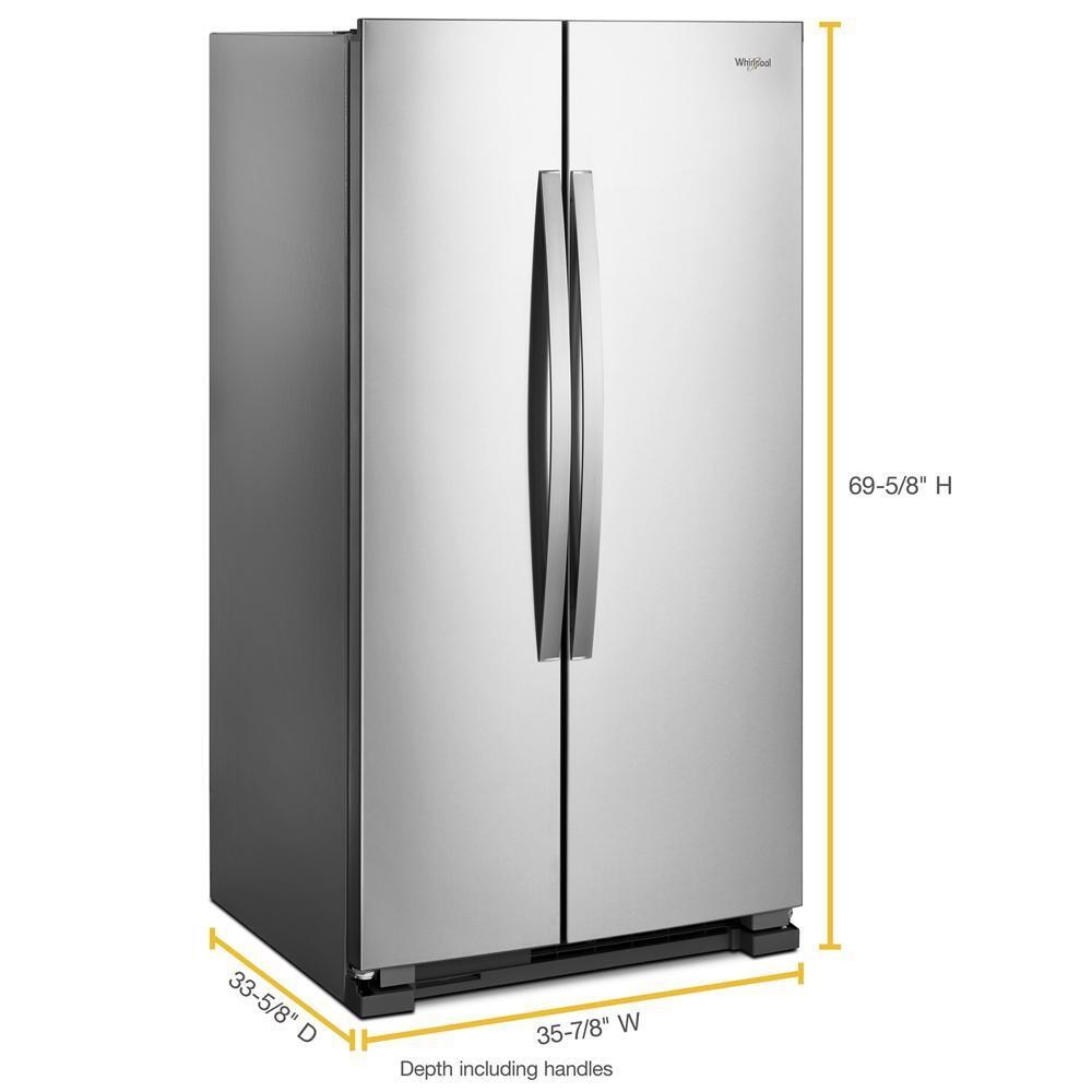 Whirlpool Refrigerators Side By Side Freestanding Refrigerator