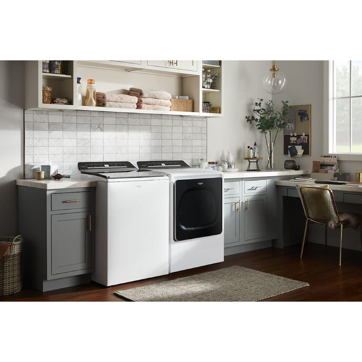 Whirlpool Laundry Top Load Matching Gas Dryer