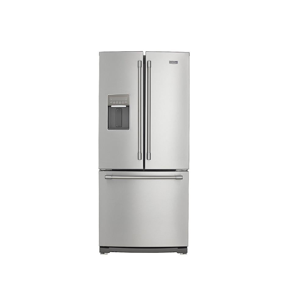 Maytag MFW2055FRZ 30Inch Wide French Door Refrigerator with Exterior