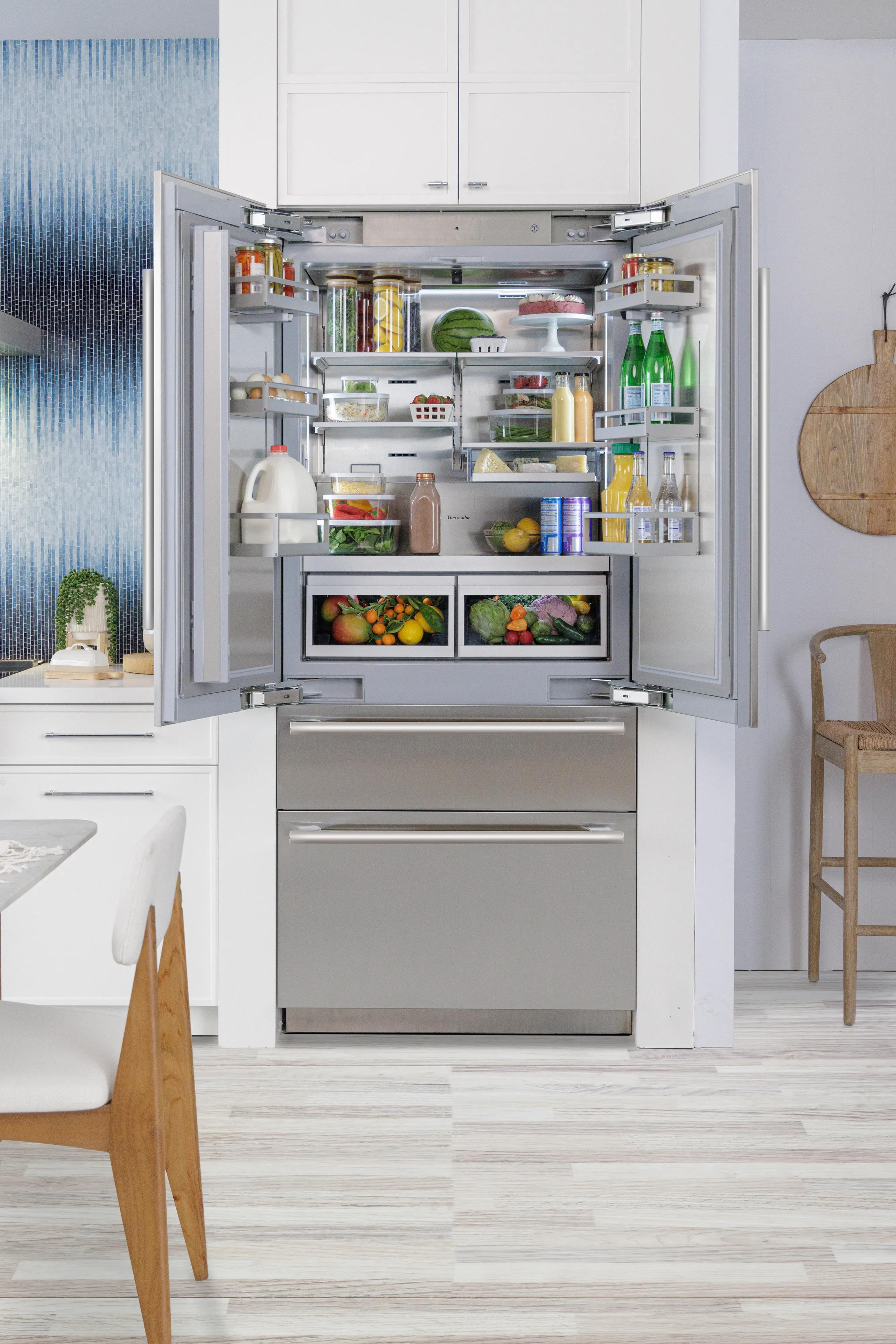 French Door Built In Refrigerator