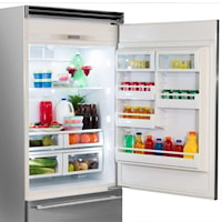 Marvel Professional Built-In 36" Bottom Freezer Refrigerator - Panel-Ready Solid Overlay Door - Left Hinge*