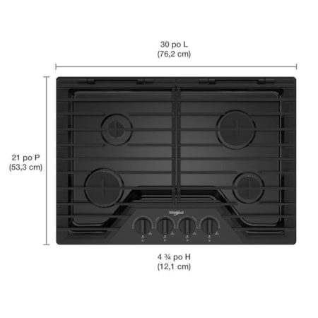 Whirlpool Gas Cooktop