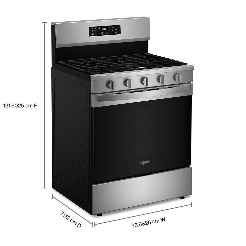 Whirlpool 30" Freestanding Gas Range