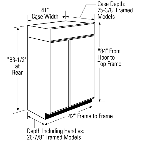 Side By Side Built In Refrigerator