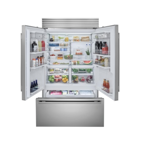 French Door Built In Refrigerator