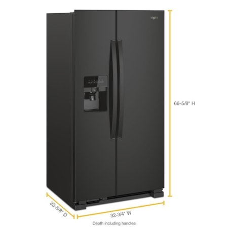 Side By Side Freestanding Refrigerator