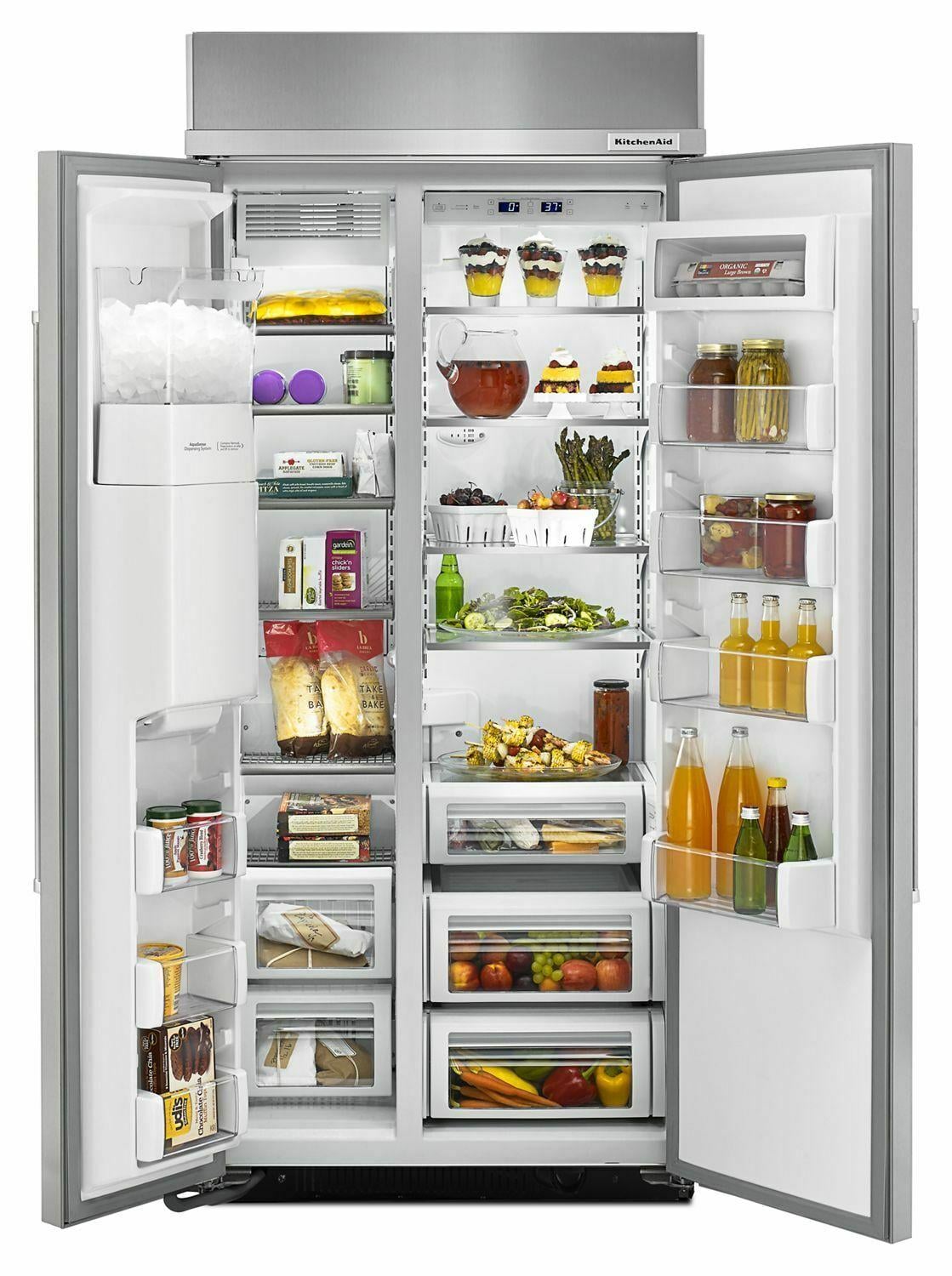 Side By Side Built In Refrigerator