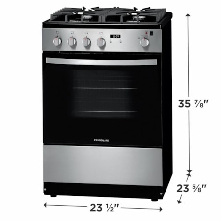 24&quot; Free Standing Gas Range