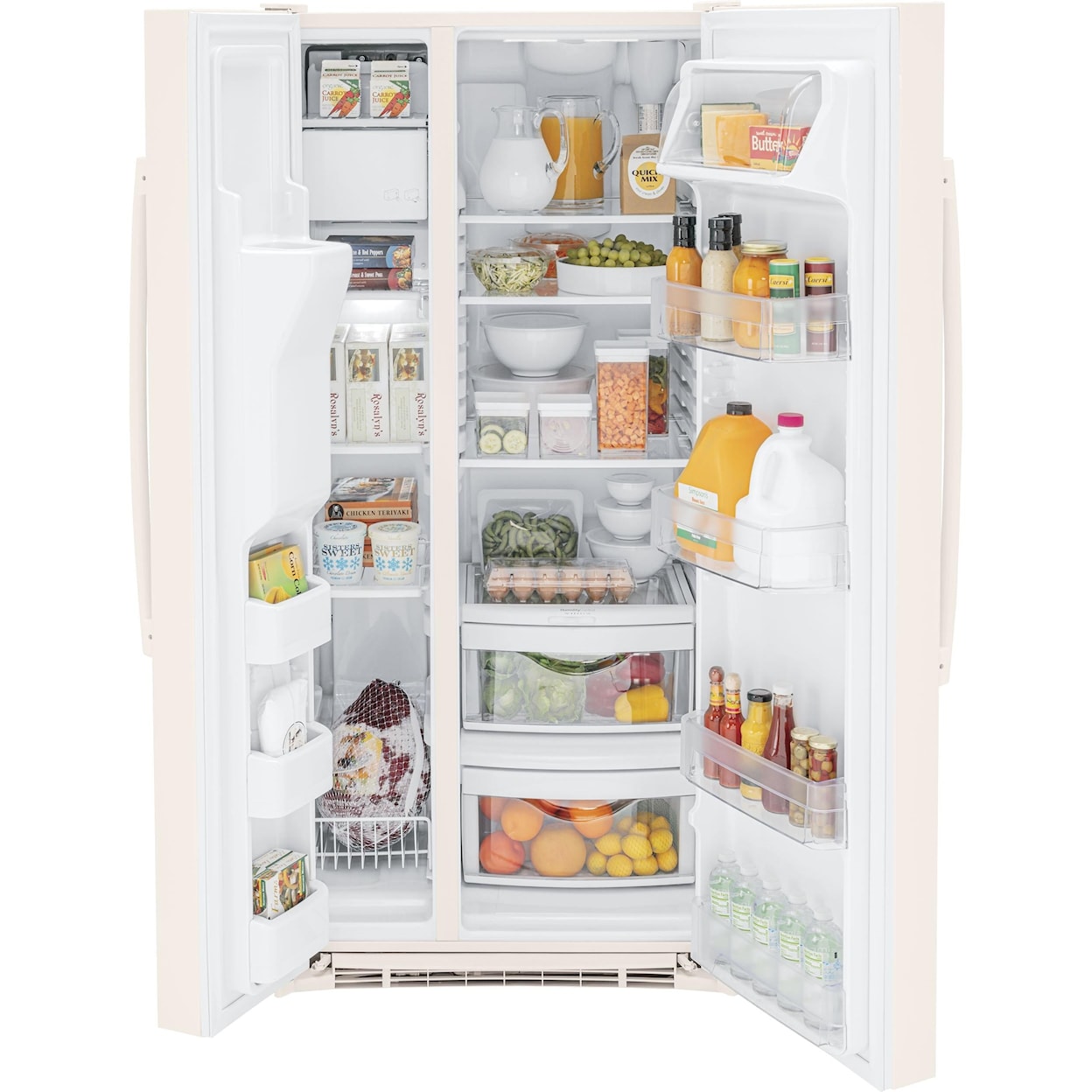 GE Appliances Refrigerators Side By Side Freestanding Refrigerator