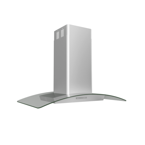 Milano Connect Island, 42In, Ss+Glass, Led, Act