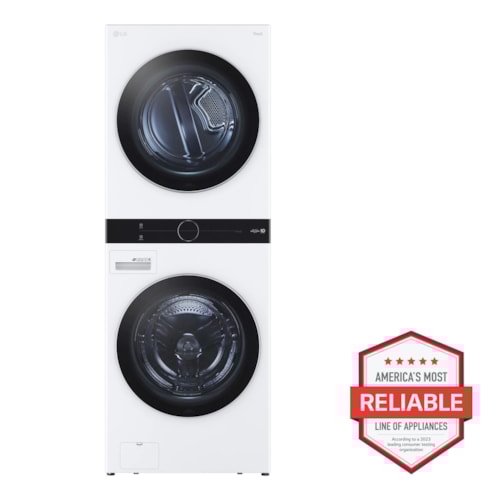 Single Unit Front Load Lg Washtower™ With Center Control™ 4.5 Cu. Ft. Washer And 7.4 Cu. Ft. Electric Dryer