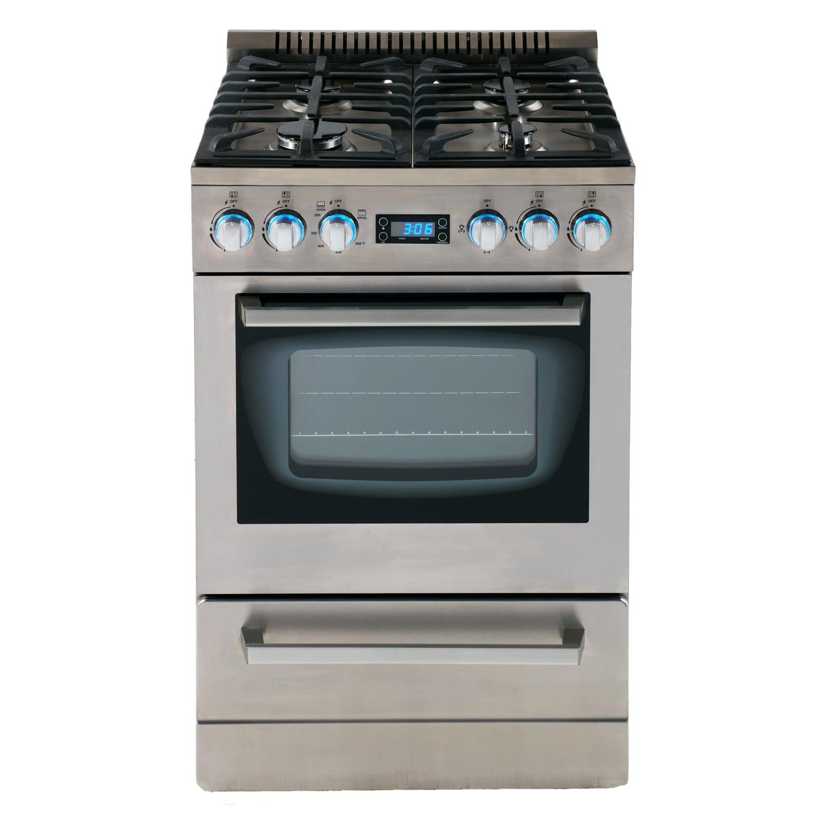 24" Free Standing Gas Range