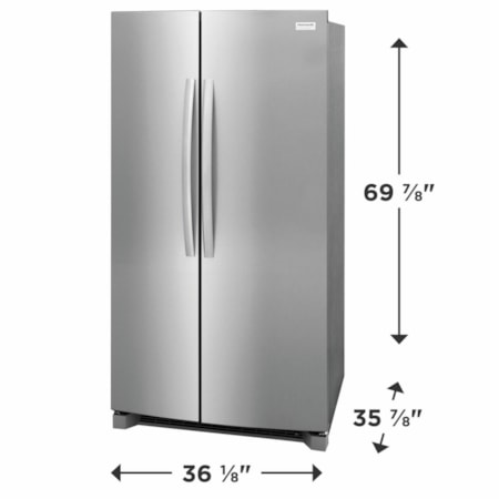 Side By Side Freestanding Refrigerator