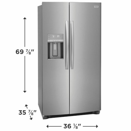 Side By Side Freestanding Refrigerator