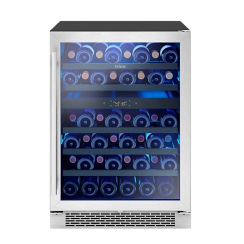 Brisas Wine Cooler, 24In Uc, Ss+Gls, Rvs Dr, 2Z