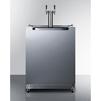 24" Wide Built-in Outdoor Wine Kegerator