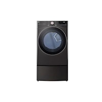 7.4 cu. ft. Ultra Large Capacity Smart wi-fi Enabled Front Load Electric Dryer with TurboSteam(TM) and Built-In Intelligence