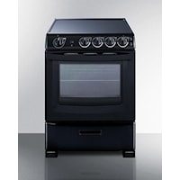 24" Wide Electric Smooth-top Range