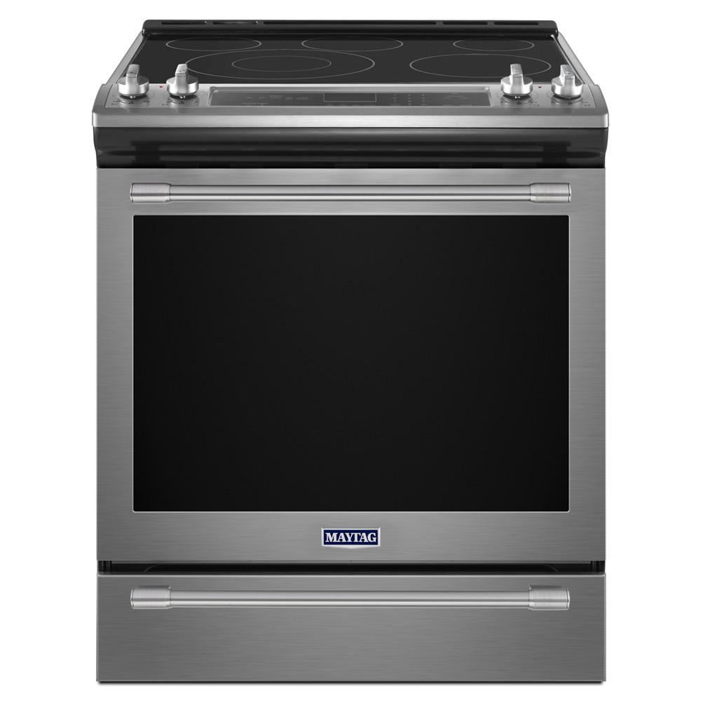 Maytag MES8800FZ 30Inch Wide SlideIn Electric Range With True