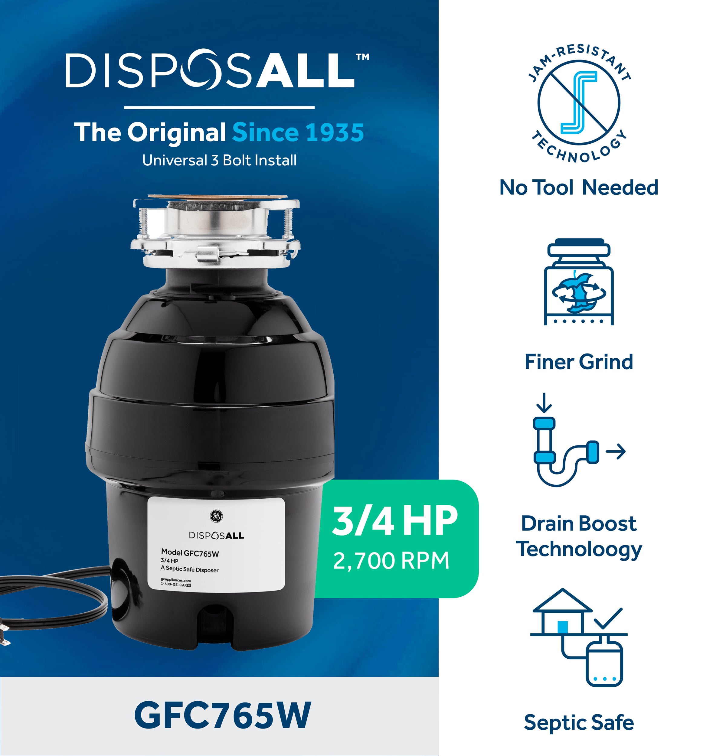 GE Appliances Garbage Disposer