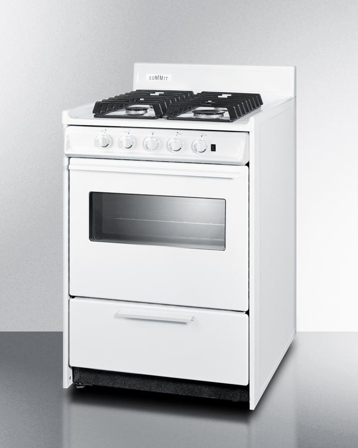 24" Free Standing Gas Range