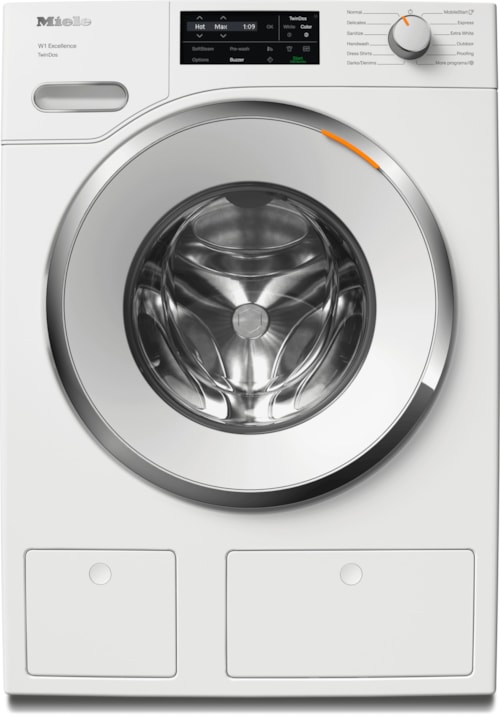 Wxf660 Wcs Tdos Lotus White - W1 Front-Loading Washing Machine: 8 Kg  1600 Rpm  Auto Dosing  Pre-Ironing  Miele@Home  Capdosing