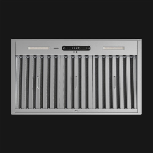 36-Inch Built-In Range Hood With True Iq Blower System, 1240 Truecfm, 23-1/2" Depth, Stainless Steel (Hbn5 Series)