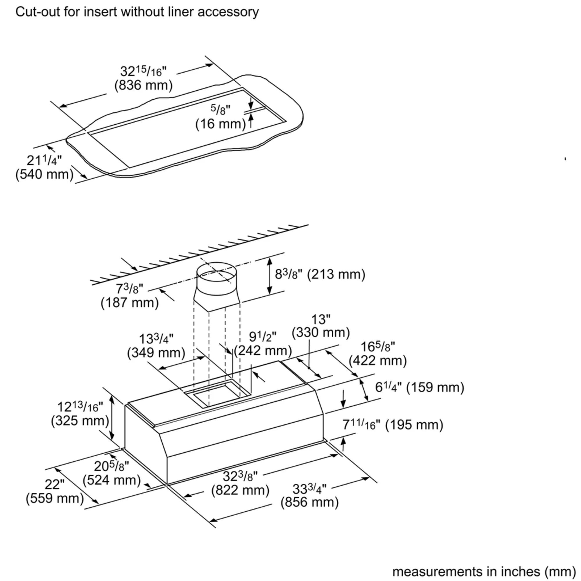 Thermador Hoods Hood Inserts