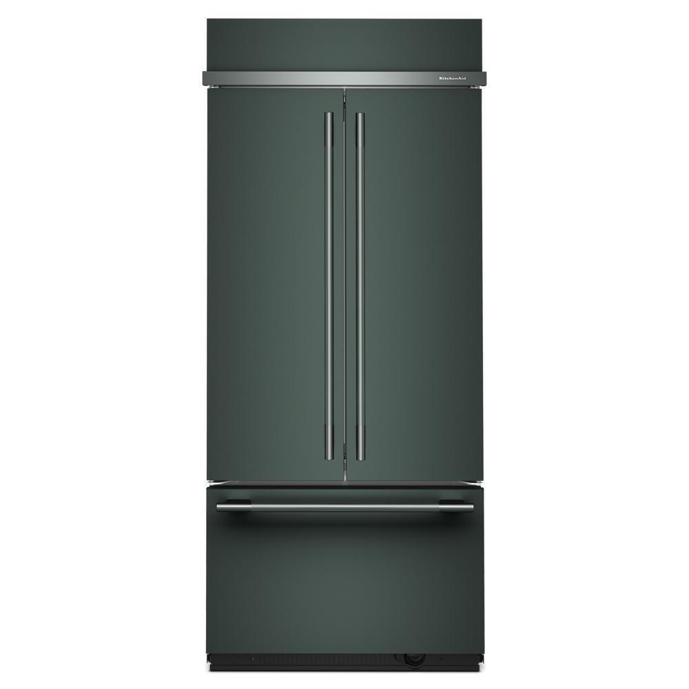 20.8 Cu. Ft. 36" Built-In French Door Bottom Mount Refrigerator With Platinum Interior