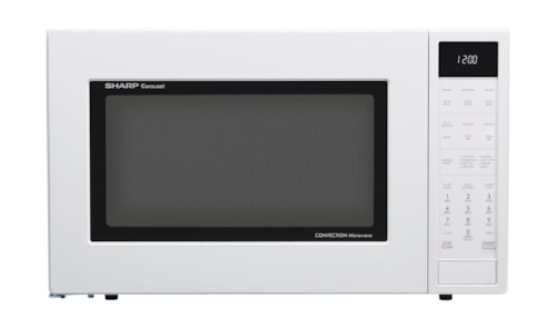 Sharp Appliances 1.5 Cu. Ft. 900W White Convection Countertop Microwave