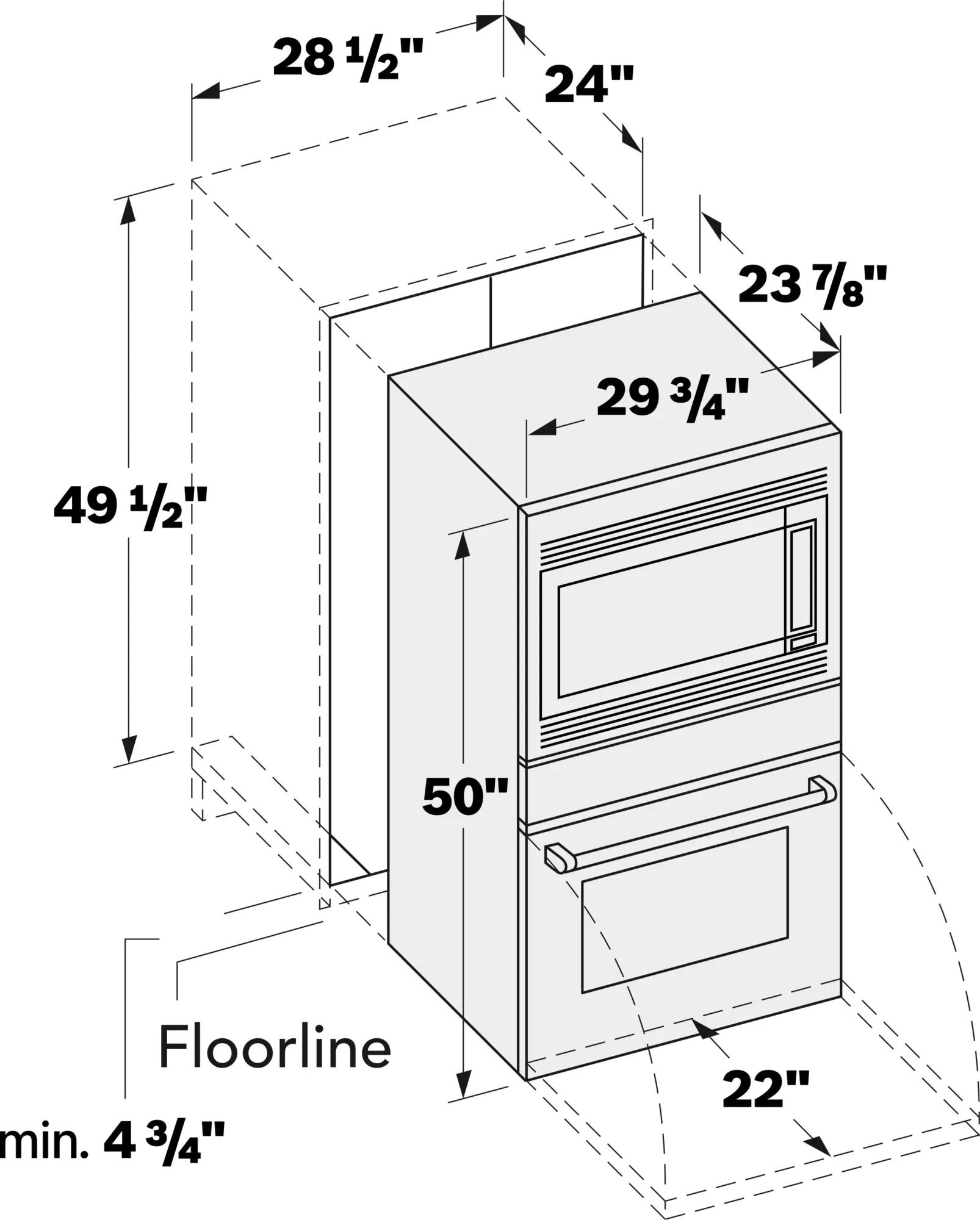 Electric Oven And Microwave Combo