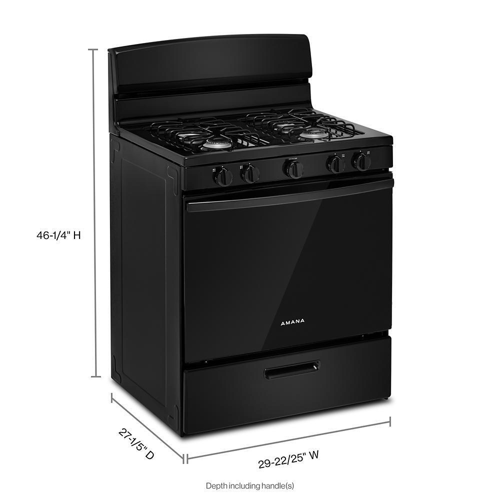30" Free Standing Gas Range
