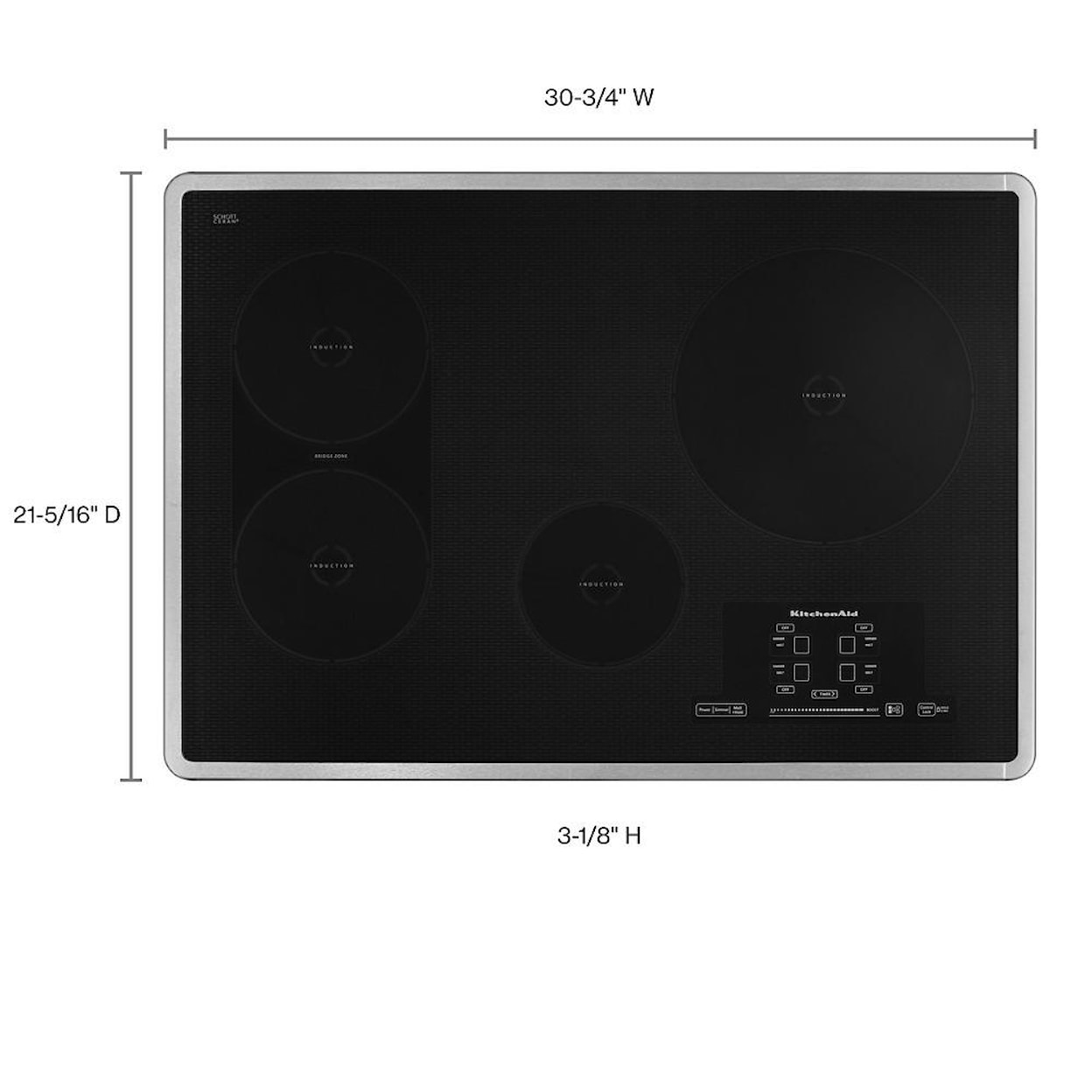 KitchenAid Electric Ranges Cooktops (electric)