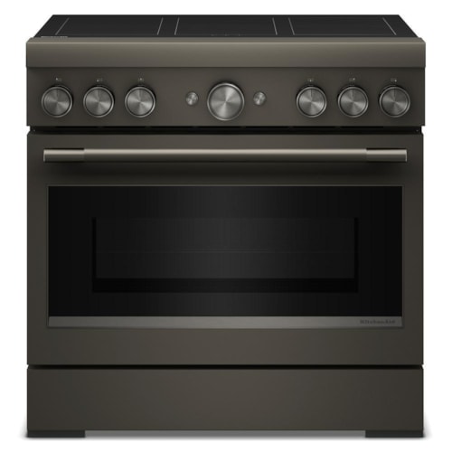 36-Inch 6-Element Induction Freestanding Commercial-Style Range With Air Fry