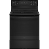 GE(R) 30" Free-Standing Electric Convection Range with No Preheat Air Fry