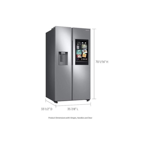 Side By Side Freestanding Refrigerator