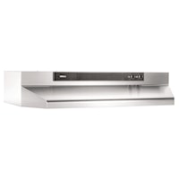 Broan(R) 36-Inch Convertible Under-Cabinet Range Hood, 220 CFM, Stainless Steel