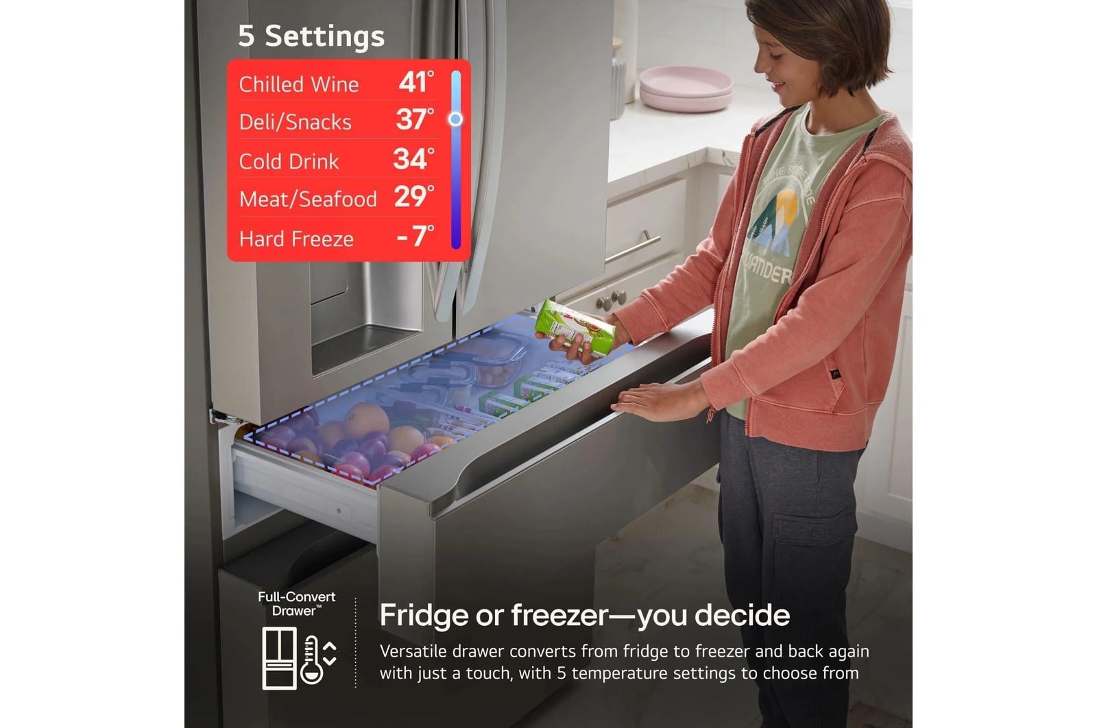 LG Refrigerators French Door Freestanding Refrigerator