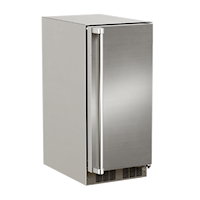 15-In Outdoor Built-In Clear Ice Machine With Factory-Installed Pump with Door Style - Stainless Steel