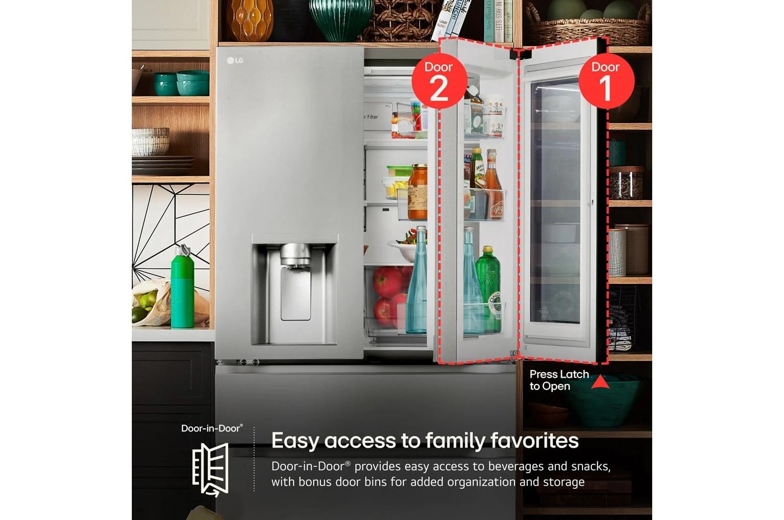 LG Refrigerators French Door Freestanding Refrigerator