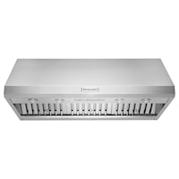 48'' 585-1170 CFM Motor Class Commercial-Style Wall-Mount Canopy Range Hood - Stainless Steel
