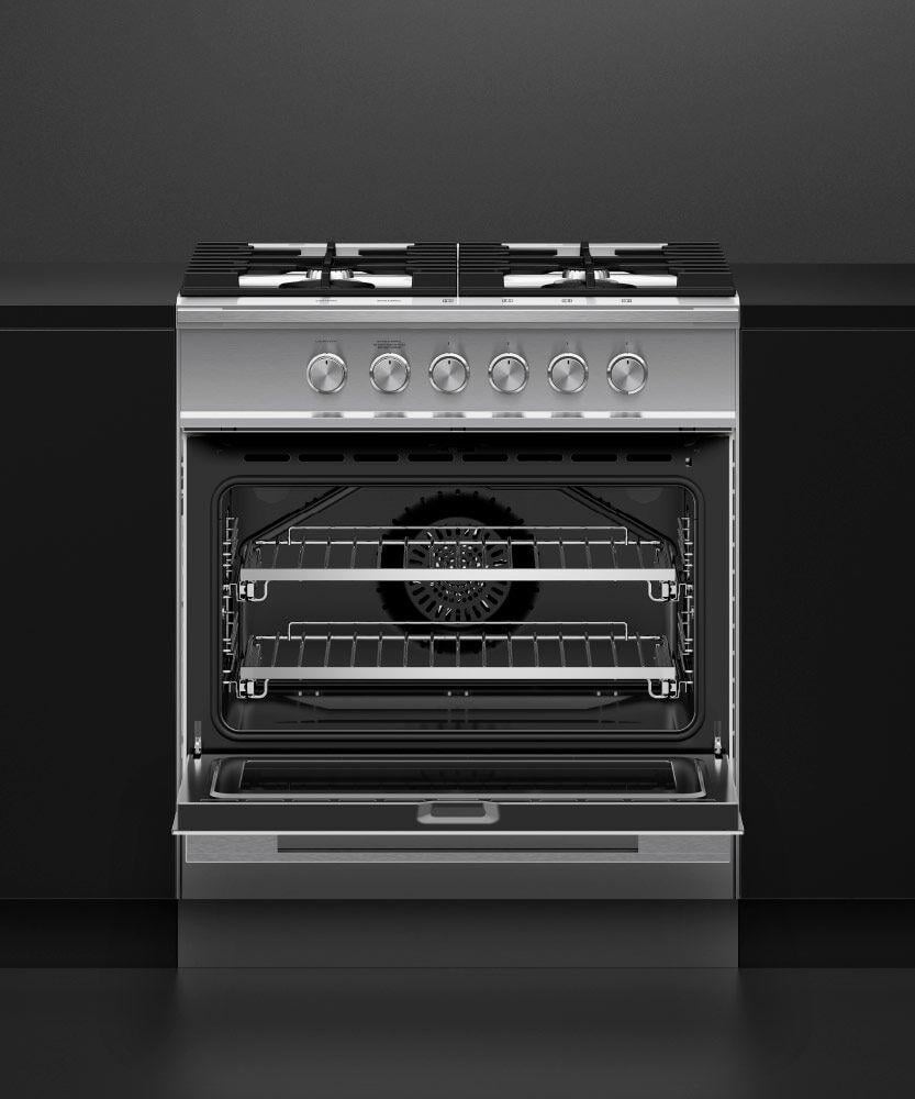Fisher and Paykel Gas Ranges 30" Free Standing Gas Range