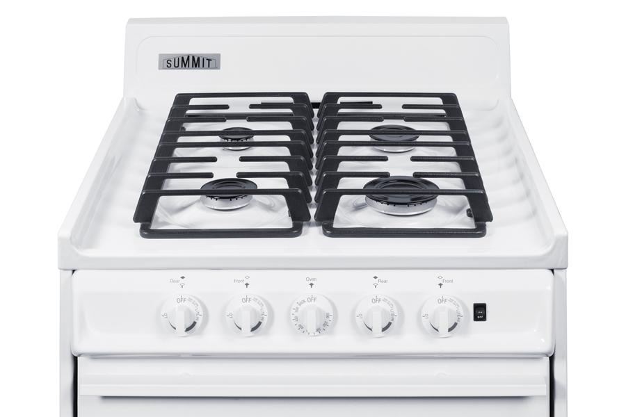 24" Free Standing Gas Range