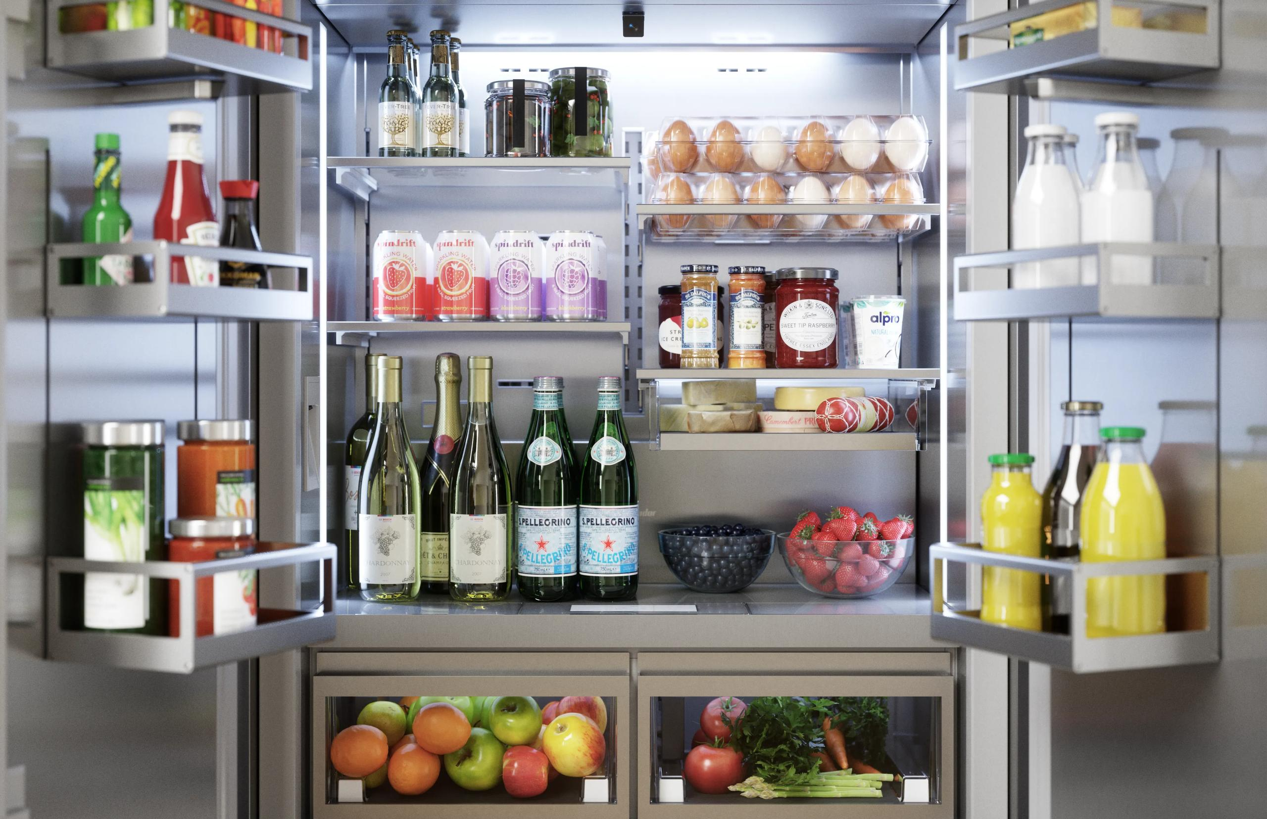 French Door Built In Refrigerator