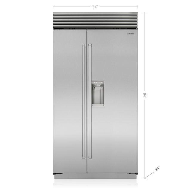 Side By Side Built In Refrigerator